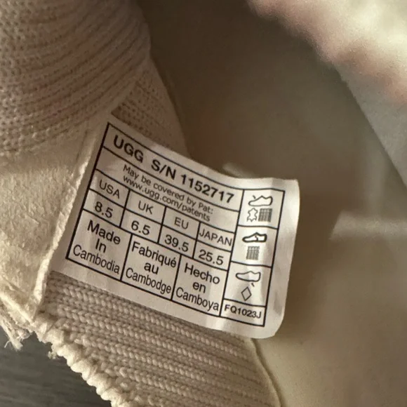 UGG Women's Cream Suede Platform Lace-Up Sneakers with Gum Sole - Picture 2 of 6